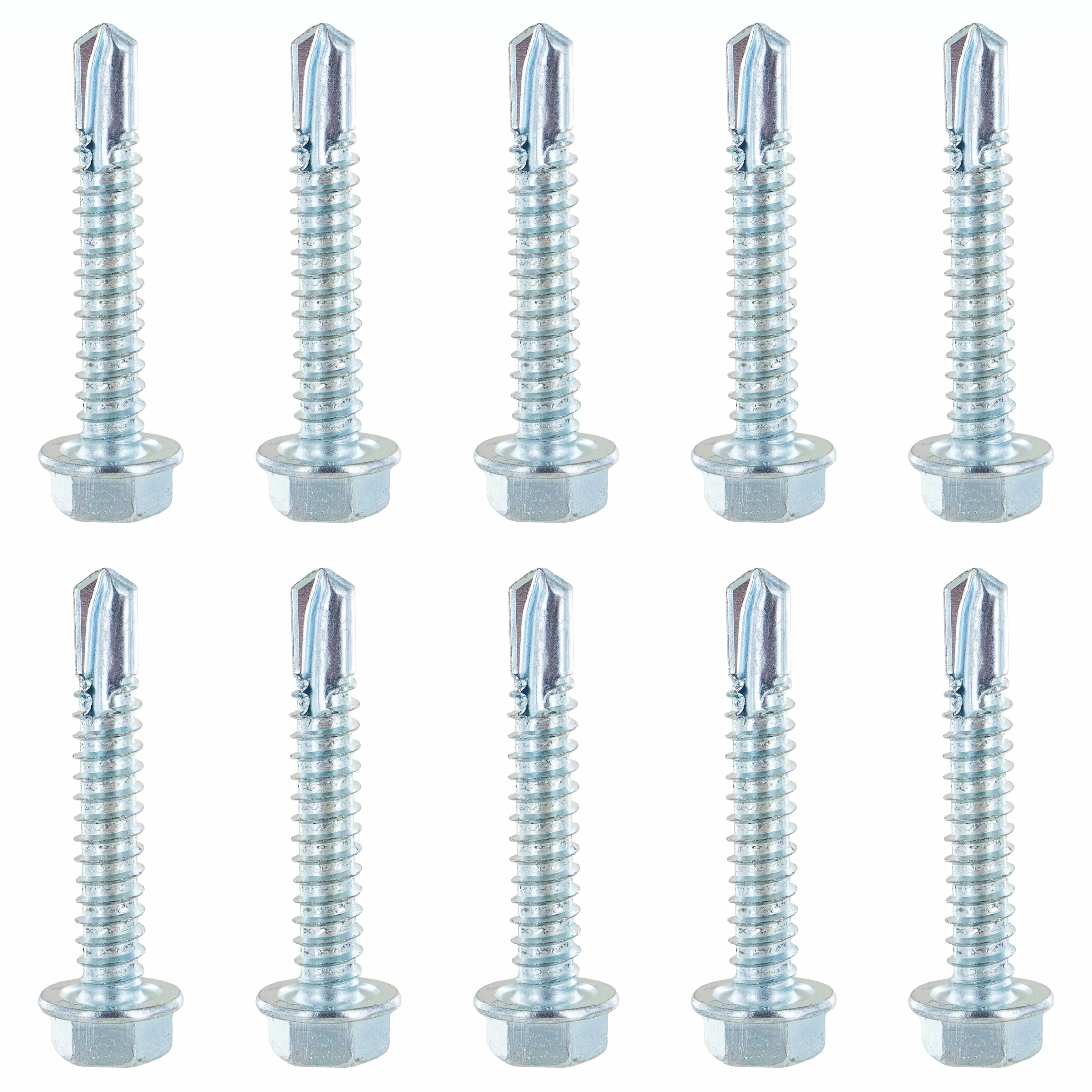 1-1/2" E-Track Hex Screws w/ Self Drilling Tip (10 pk)