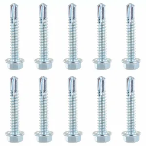 1-1/2" E-Track Hex Screws w/ Self Drilling Tip (10 pk)