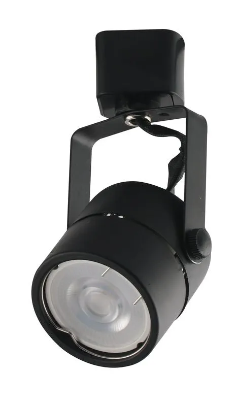 1 Light 50W GU10 Track Light in Black