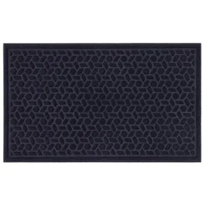 1'6"x2'6" Solid Tufted Doormat Navy - Mohawk