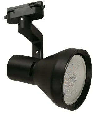 20369-2 1 Light Track Light in Matt Black