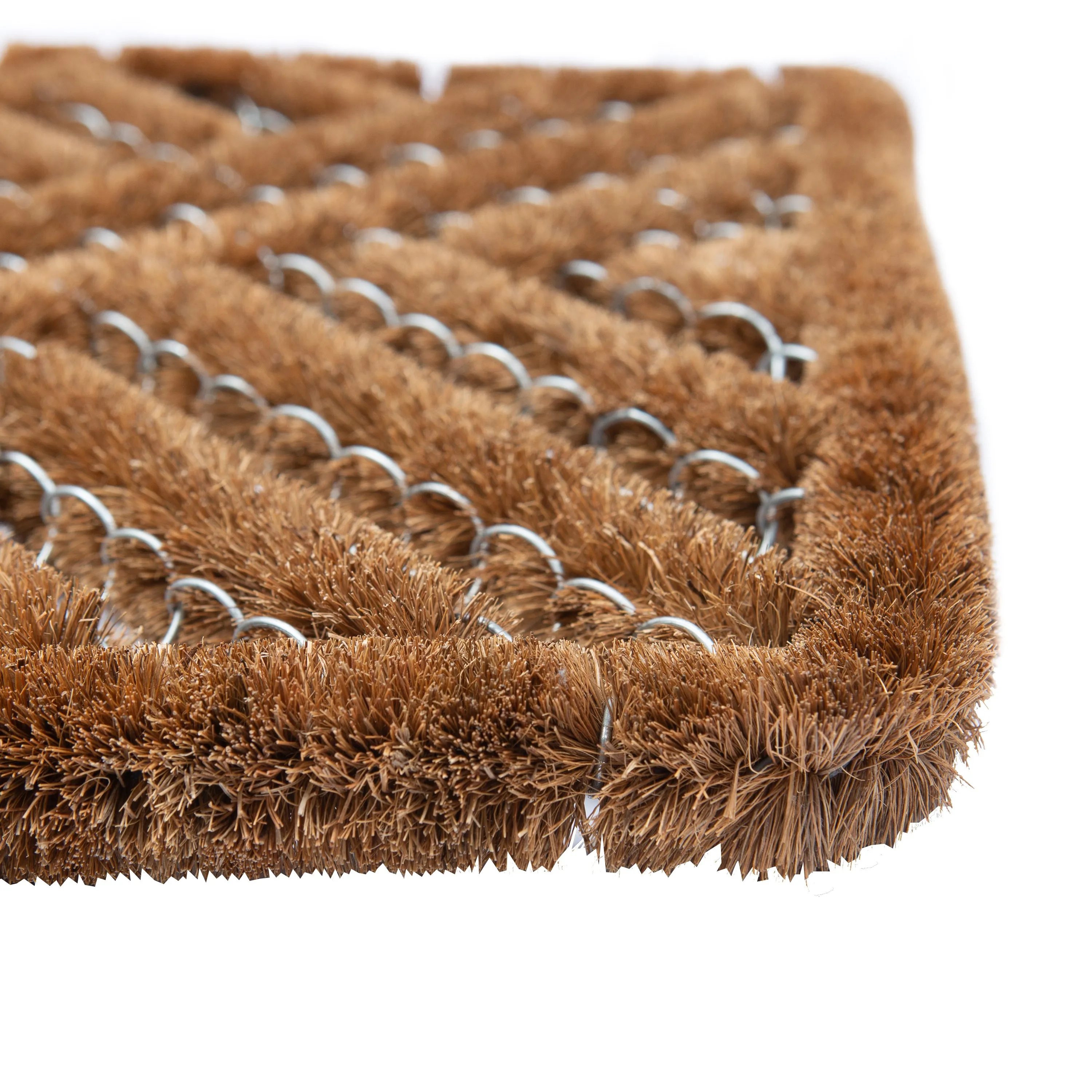 60cm x 40cm Scraper Non-Slip Coir Door Mat - By Nicola Spring