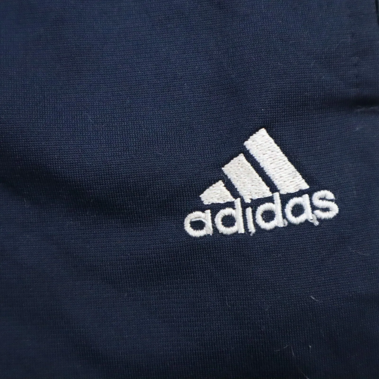 Adidas Logo Track Pants Youth Boys Medium Navy Blue Activewear Jogging Pants