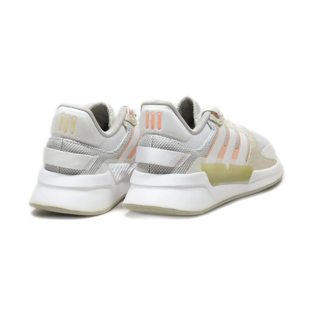 Adidas Neo Run 90S Sport Shoes Fabric White Colour For Women