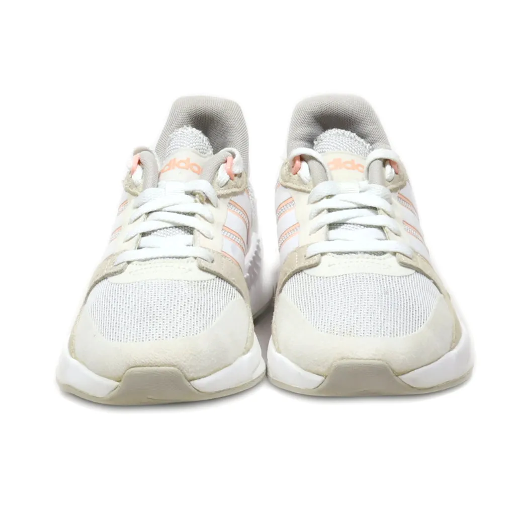 Adidas Neo Run 90S Sport Shoes Fabric White Colour For Women