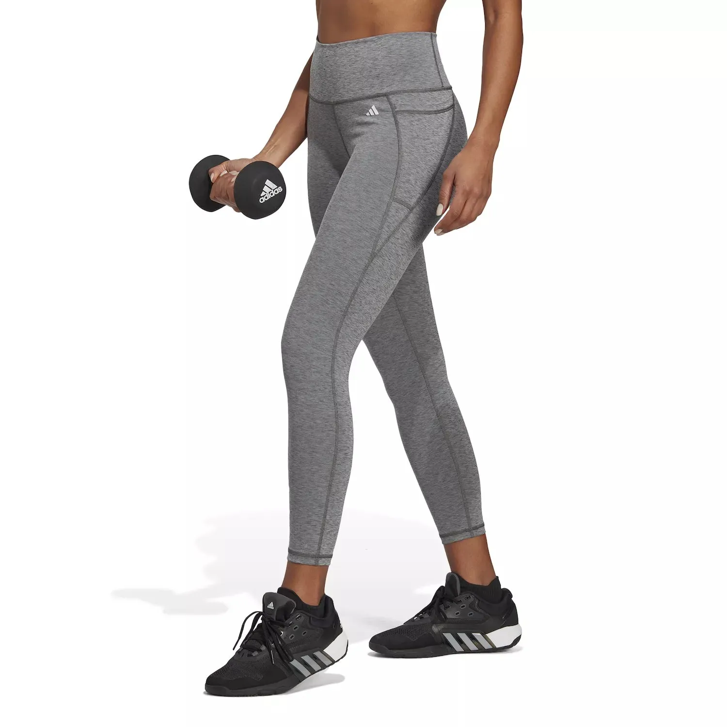 adidas Women's Optime Stash Pocket High-Waisted 7/8 Leggings