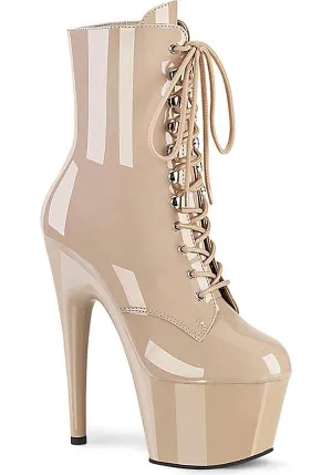 ADORE-1020 [Nude Patent] | PLATFORM BOOTS [PREORDER]