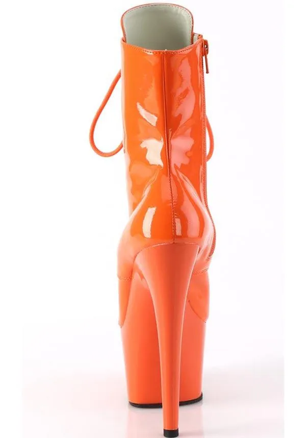 ADORE-1020 [Orange Patent] | PLATFORM BOOTS [PREORDER]