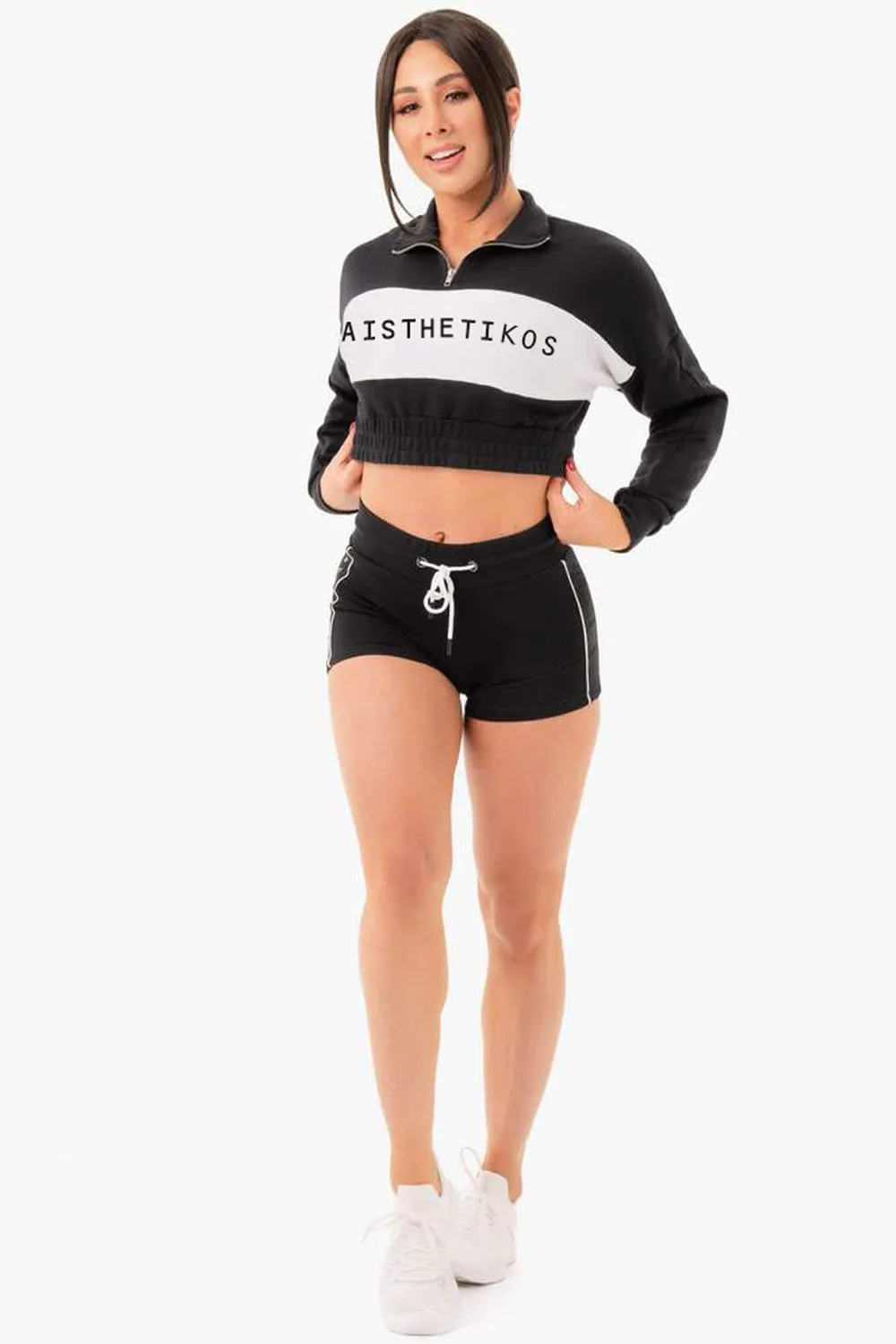 Aisthetikos signature Crop Track Jumper