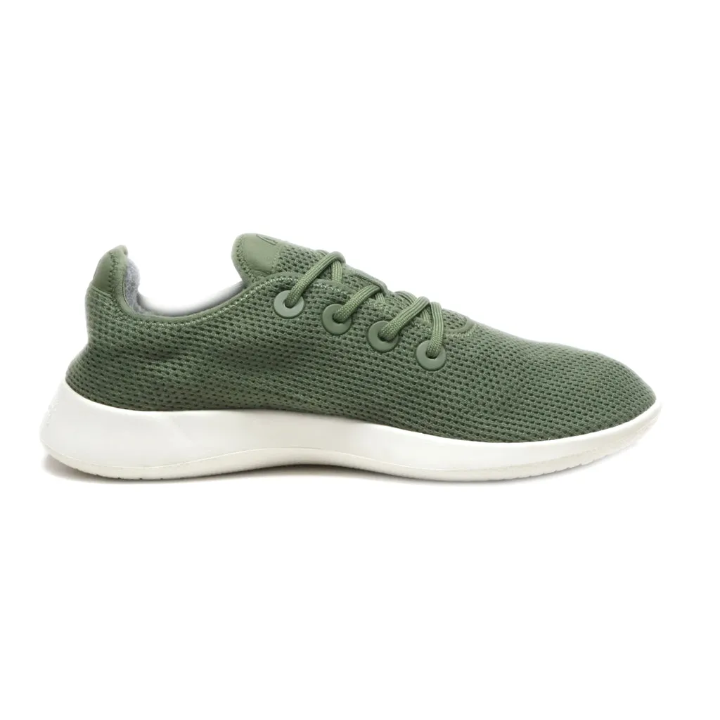 Allbirds Tree Runners Sport Shoes Fabric Green Colour For Men