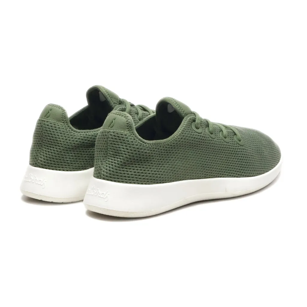 Allbirds Tree Runners Sport Shoes Fabric Green Colour For Men