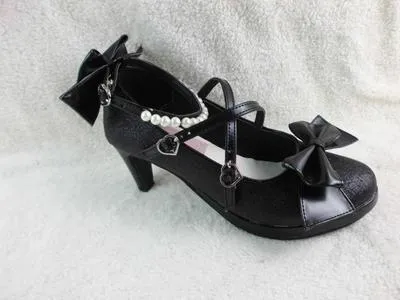 Antaina~Thin Heel Princess Lolita Shoes Plus Size 49-52