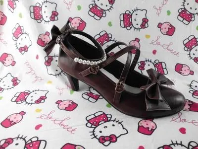 Antaina~Thin Heel Princess Lolita Shoes Plus Size 49-52