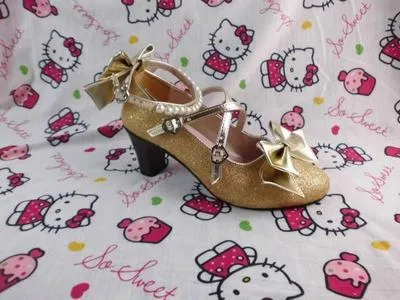 Antaina~Thin Heel Princess Lolita Shoes Plus Size 49-52