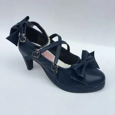 Antaina~Thin Heel Princess Lolita Shoes Plus Size 49-52