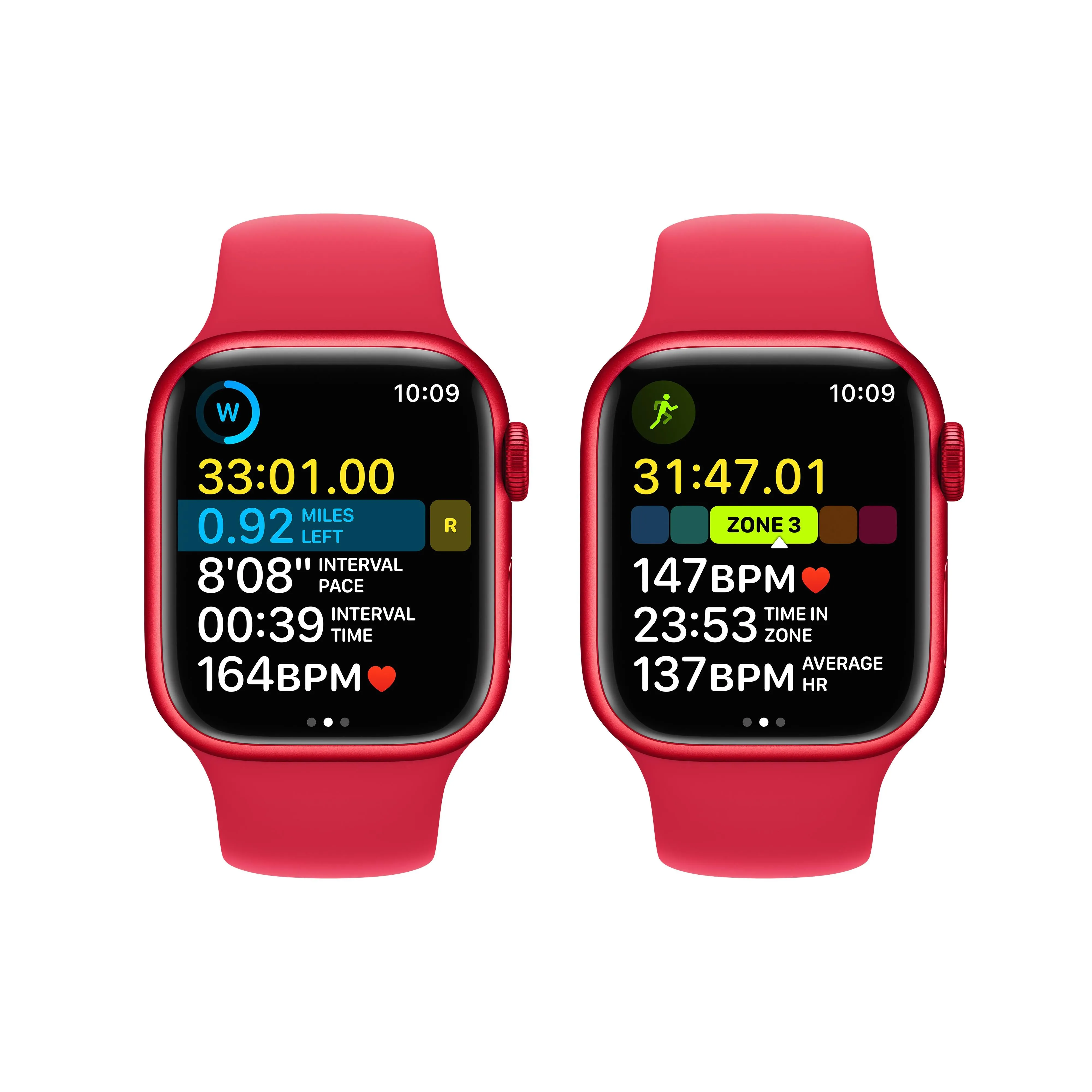 Apple Watch Series 8 GPS 41mm (PRODUCT)RED Aluminum Case with (PRODUCT)RED Sport Band - Regular