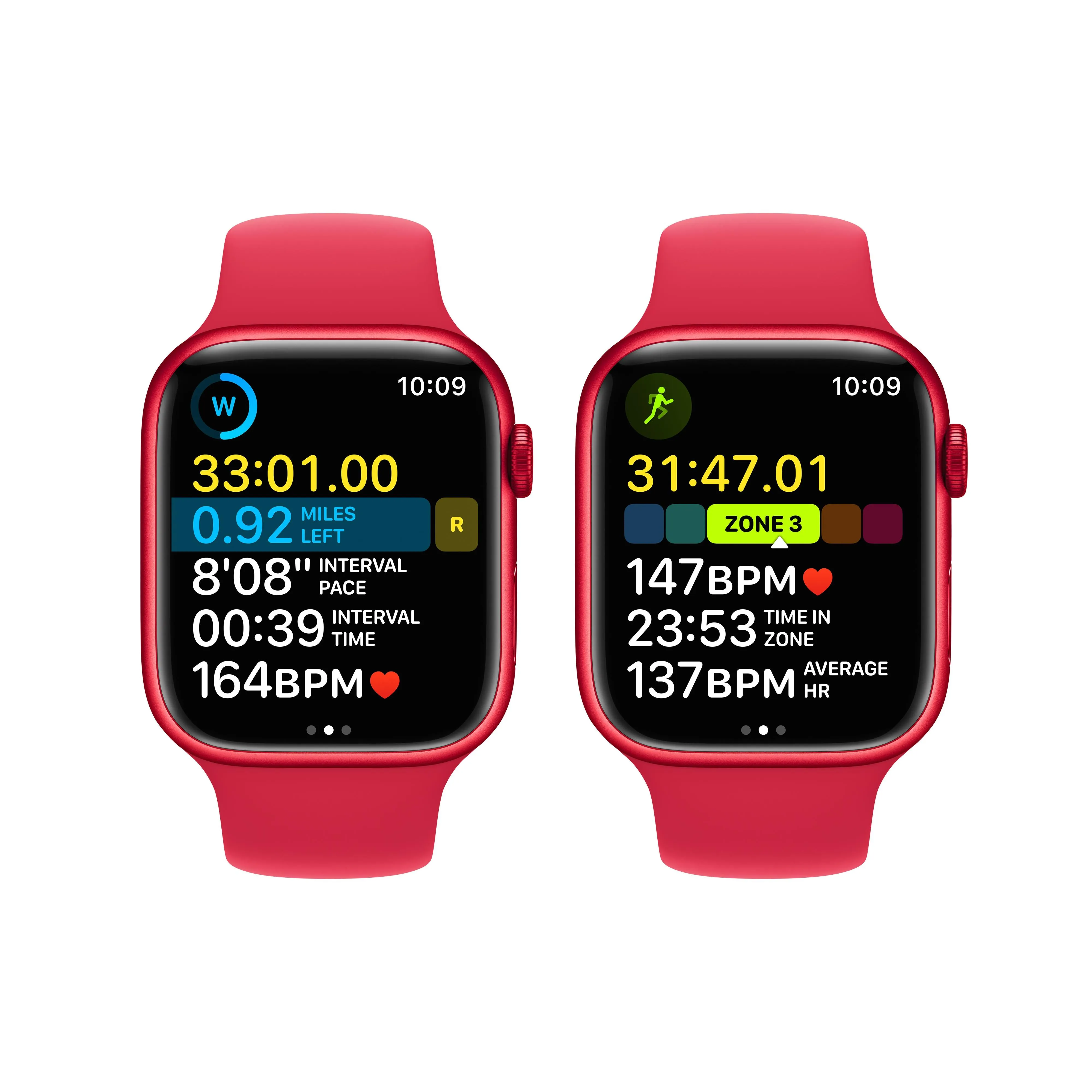 Apple Watch Series 8 GPS 45mm (PRODUCT)RED Aluminum Case with (PRODUCT)RED Sport Band - Regular