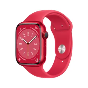 Apple Watch Series 8 GPS   Cellular 45mm (PRODUCT)RED Aluminum Case with (PRODUCT)RED Sport Band - Regular