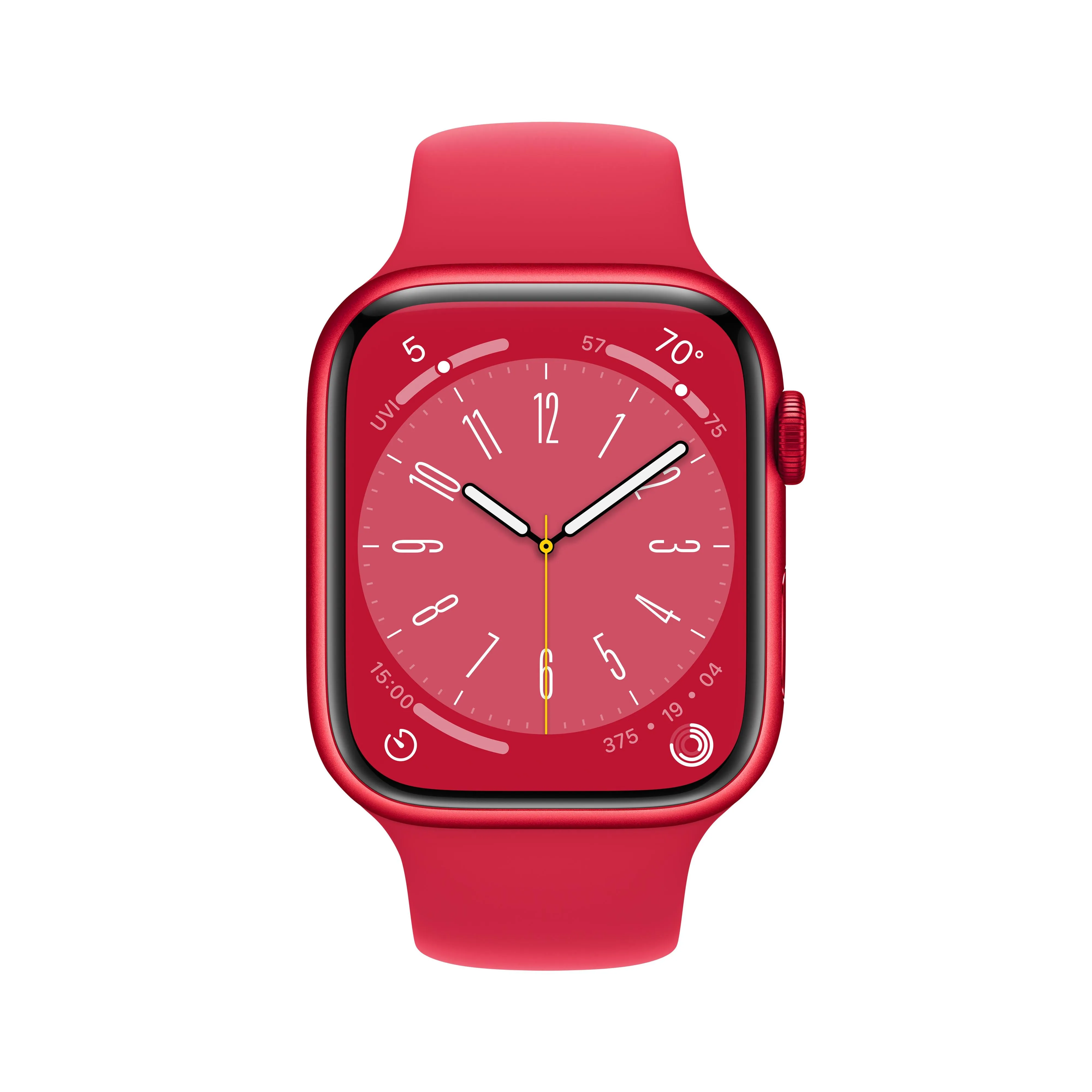 Apple Watch Series 8 GPS   Cellular 45mm (PRODUCT)RED Aluminum Case with (PRODUCT)RED Sport Band - Regular