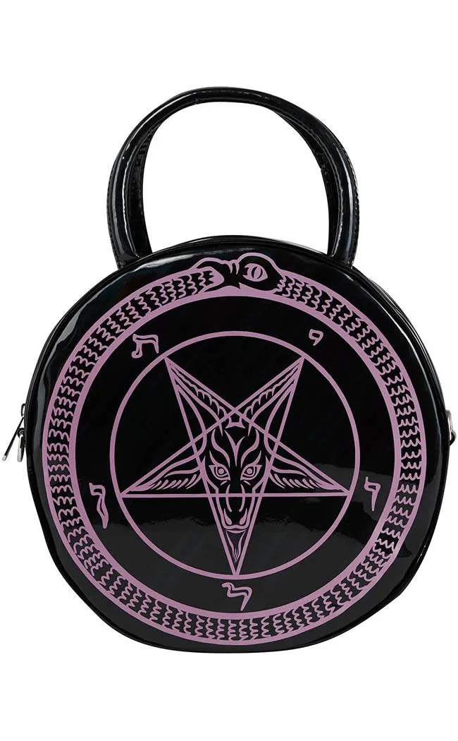 Baby Baphomet Handbag | Holographic Black