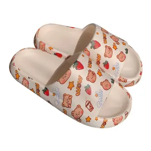 Beach Sandals, Cute Girls, Thick-soled Sandals And Slippers For Indoor Home And Outdoor Wear