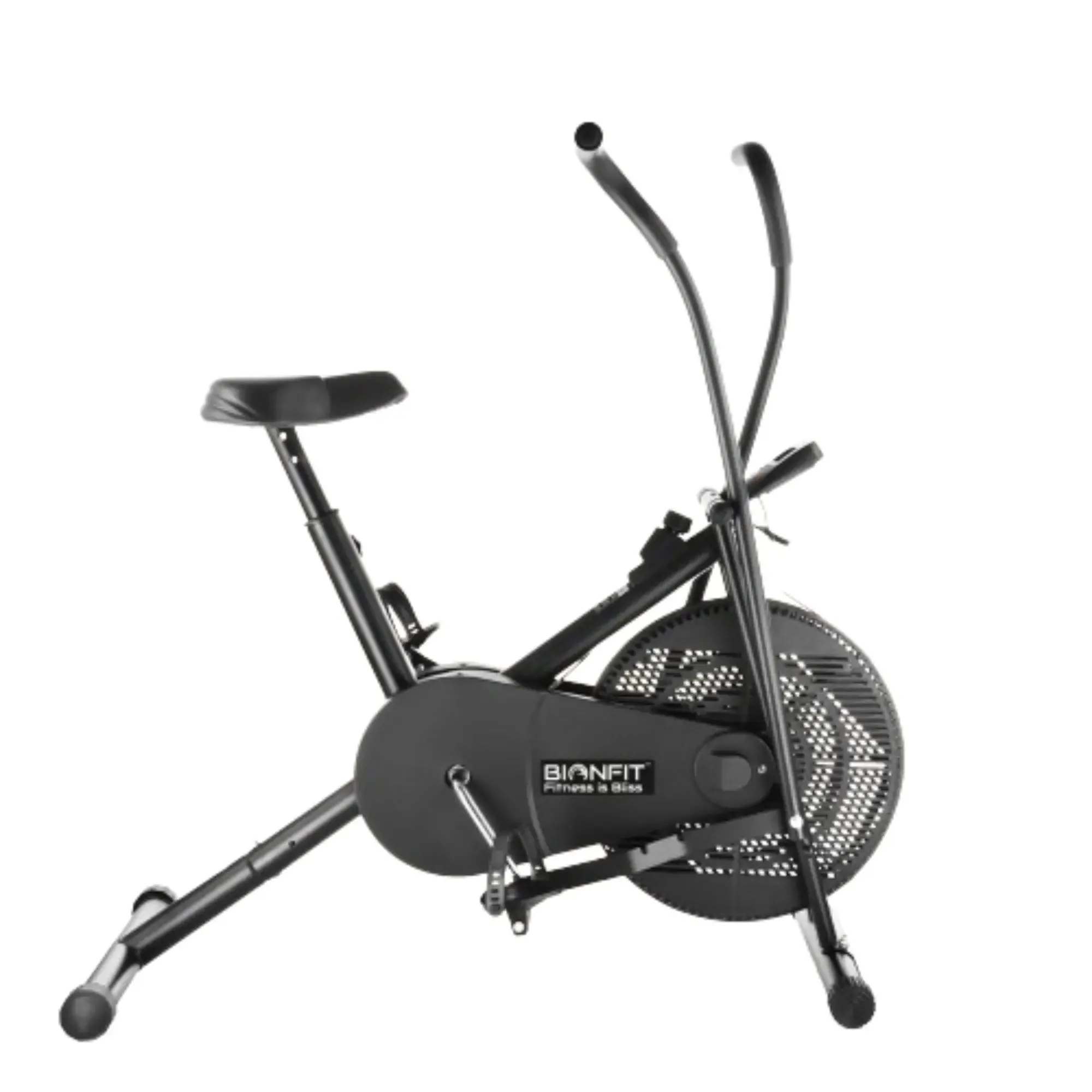 Bionfit ON01M 100kg Weight Capacity Moving Handle Air Bike - Low Impact, Full-Body Workout - 2 Year Warranty