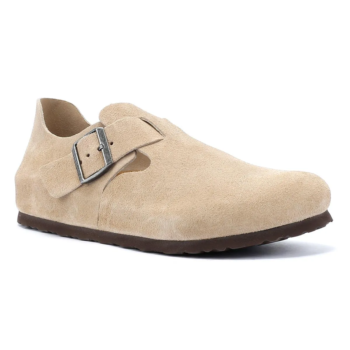 Birkenstock London Suede Taupe Shoes