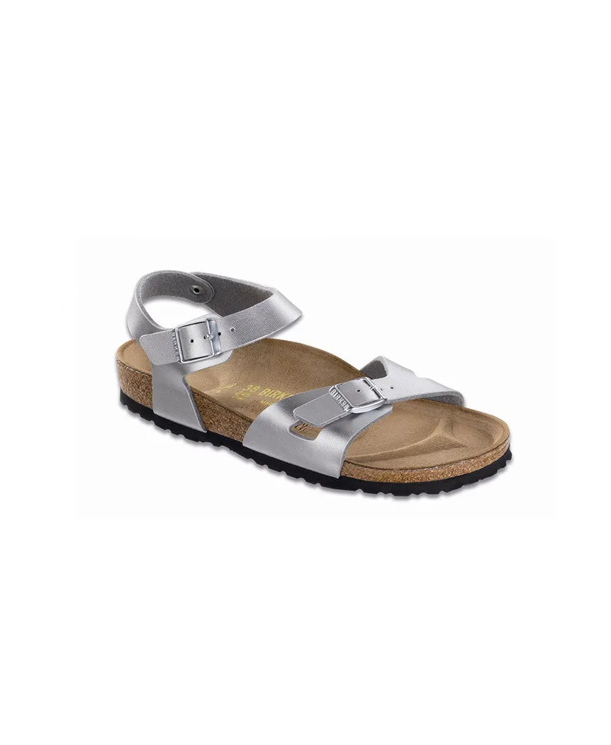 Birkenstock Rio Sandal Silver NARROW