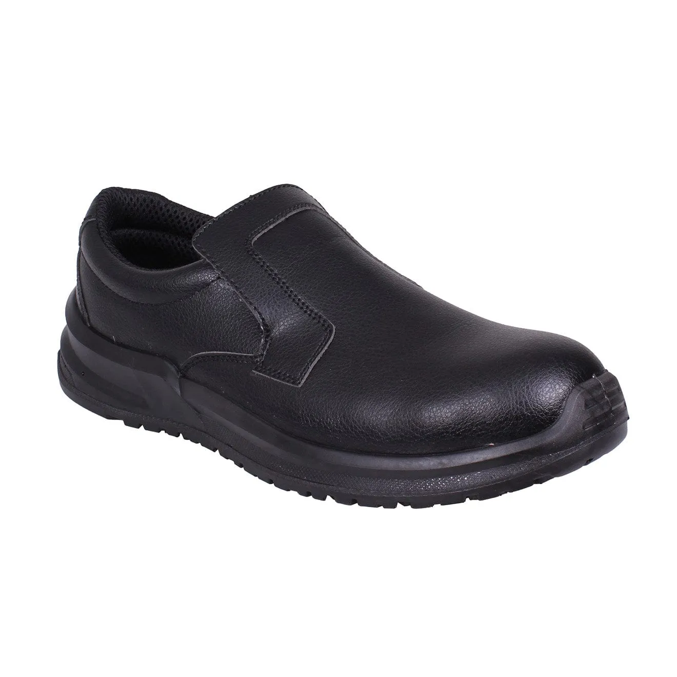 Black Hygiene Slip-On Food Safe Safety Shoes