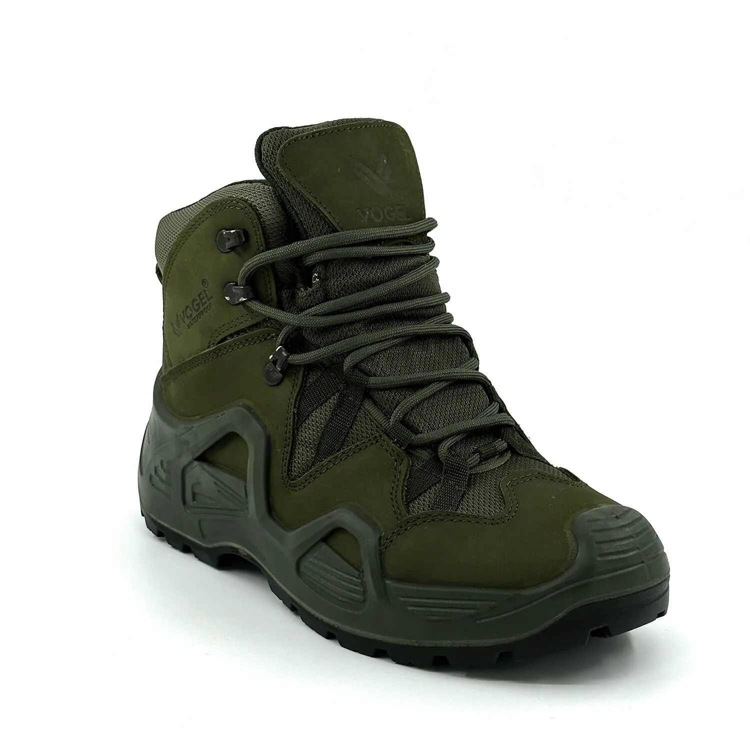 Black Tactical Military Zipperless Waterproof Boots (CRW2)