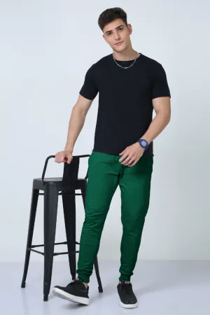 Bottle Green Jogger For Men