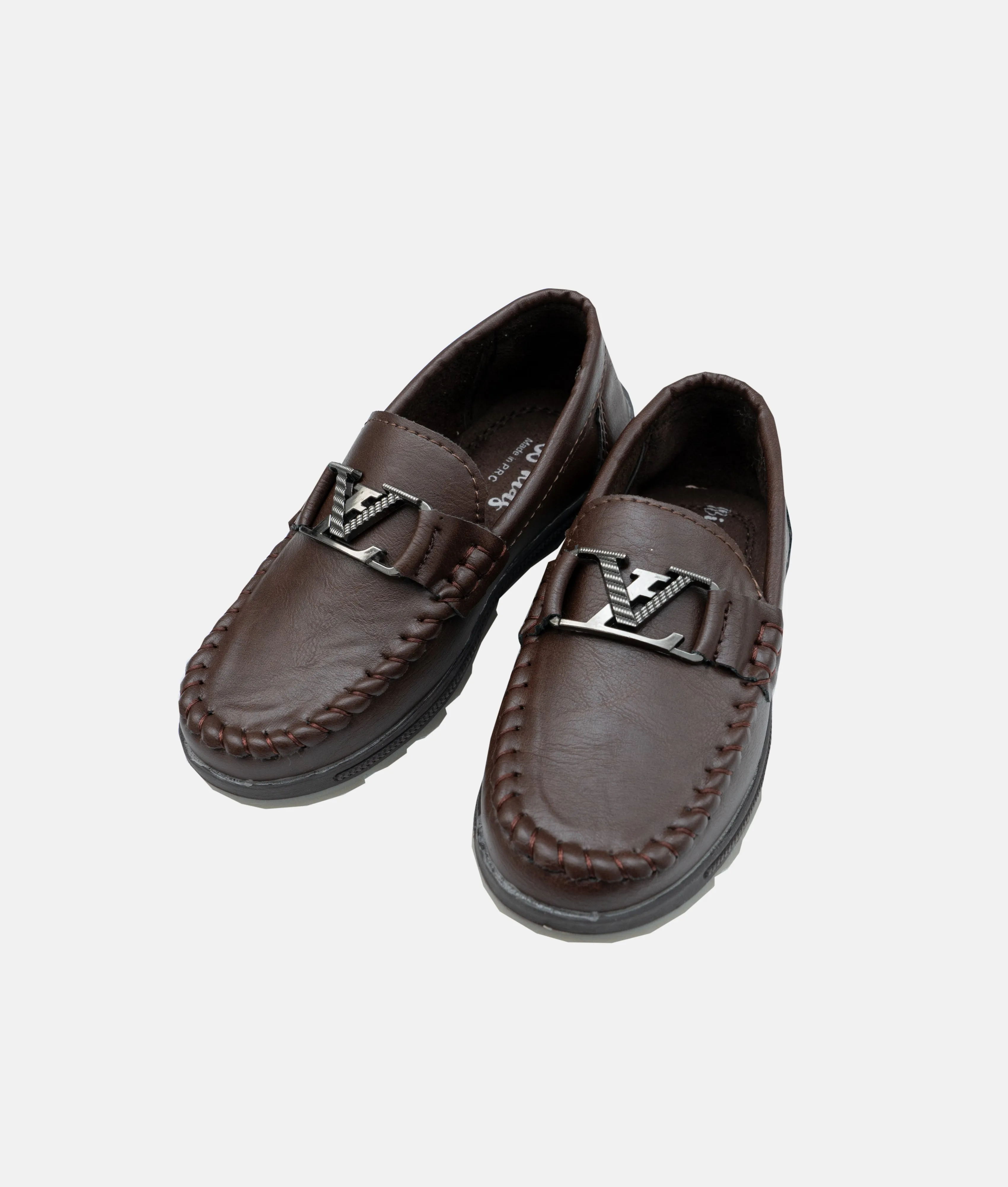 Boys Loafer Shoes - Coffee