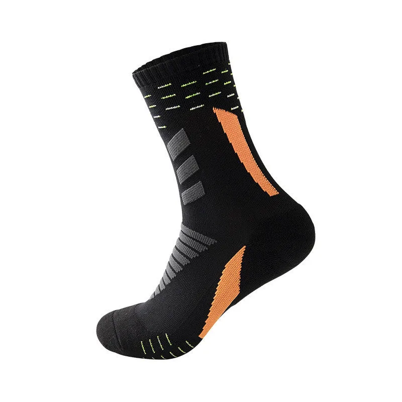 Breathable Sweat-Wicking Towel Bottom Sports Socks