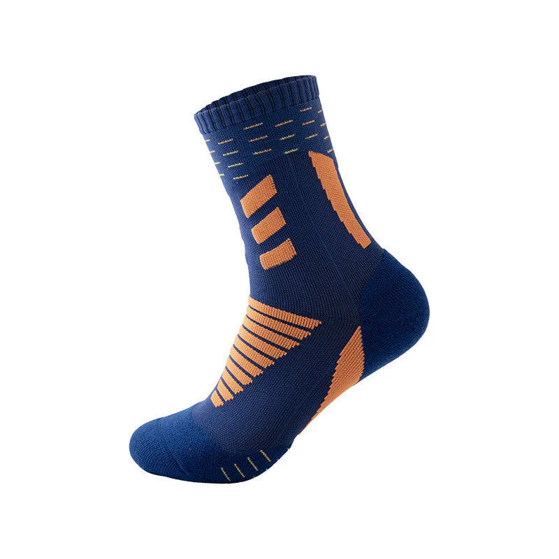 Breathable Sweat-Wicking Towel Bottom Sports Socks