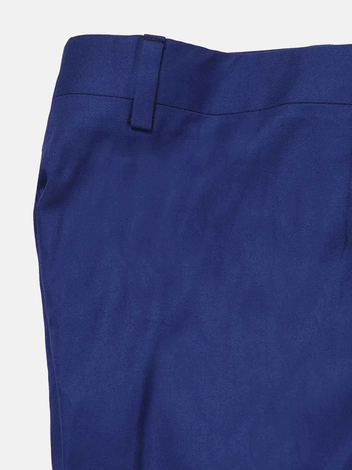 Bright Blue Brushed Cotton Trouser