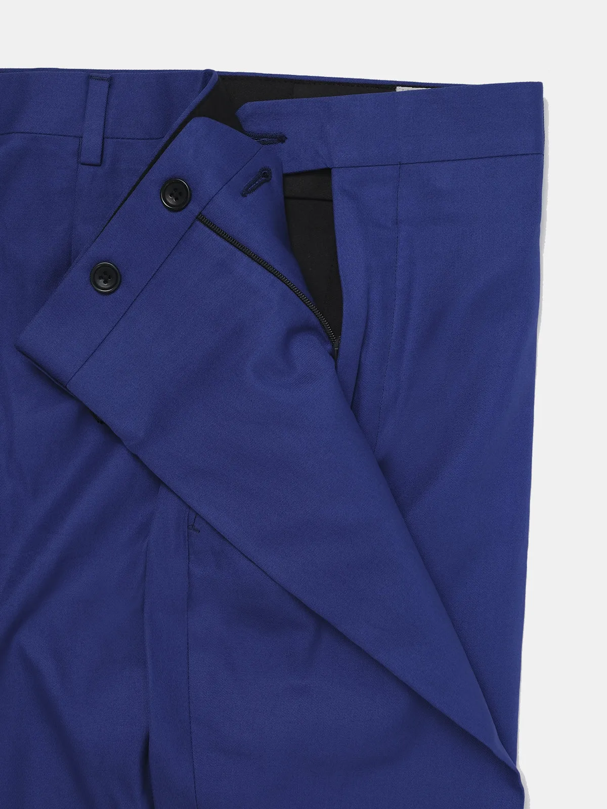 Bright Blue Brushed Cotton Trouser