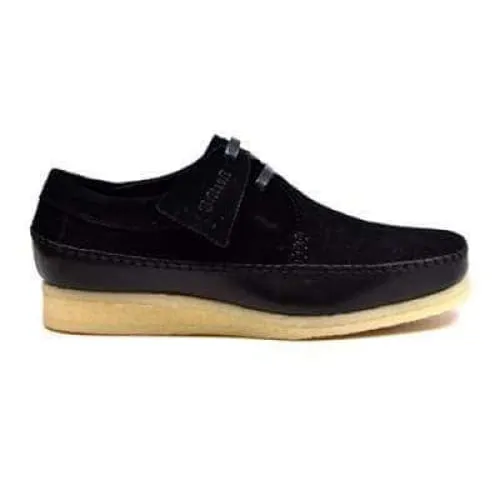 British Walkers Weaver Somerset Men's Black Suede