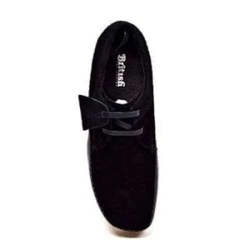 British Walkers Weaver Somerset Men's Black Suede