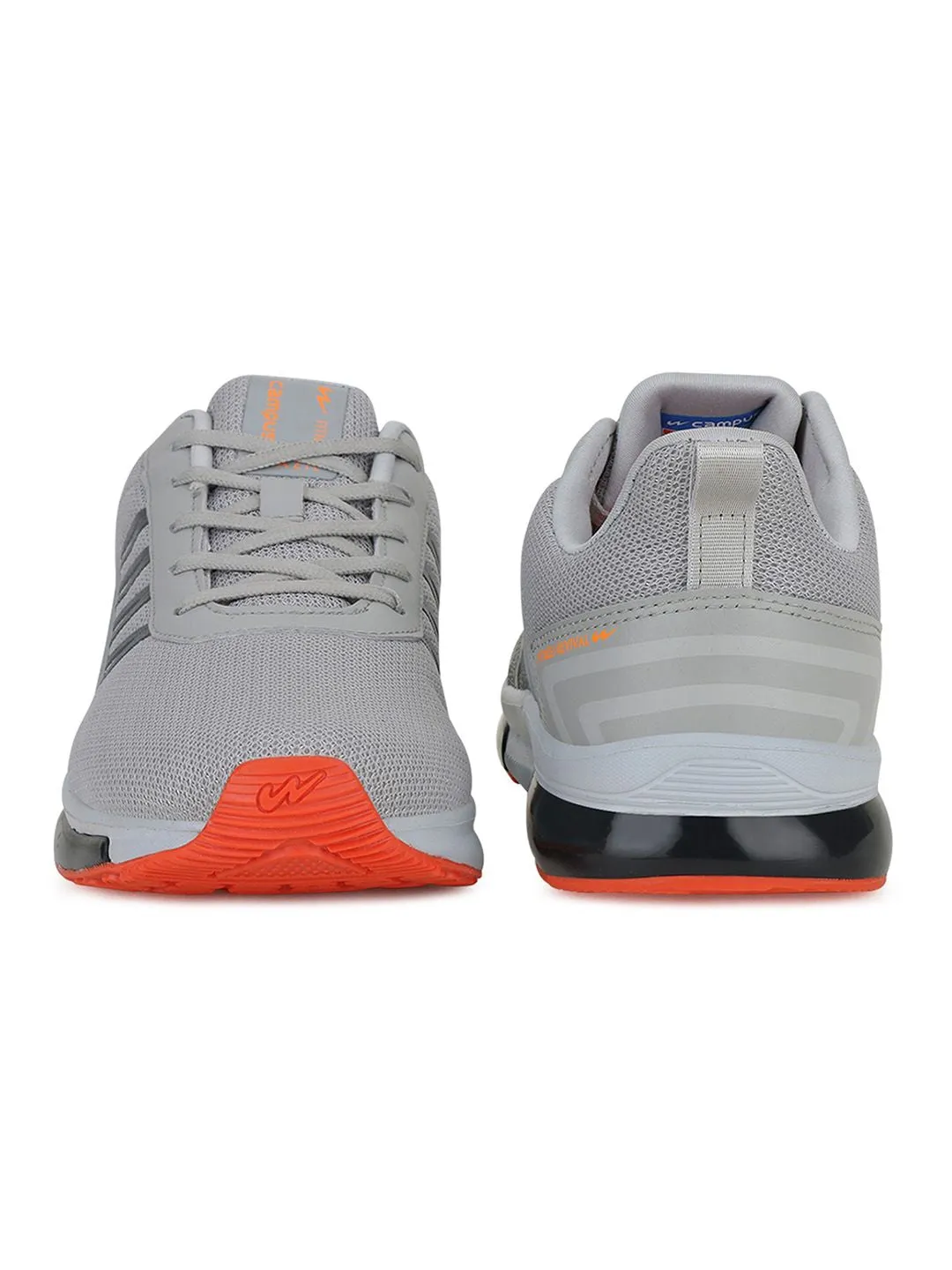 Campus Men Grey Mesh Running Shoes