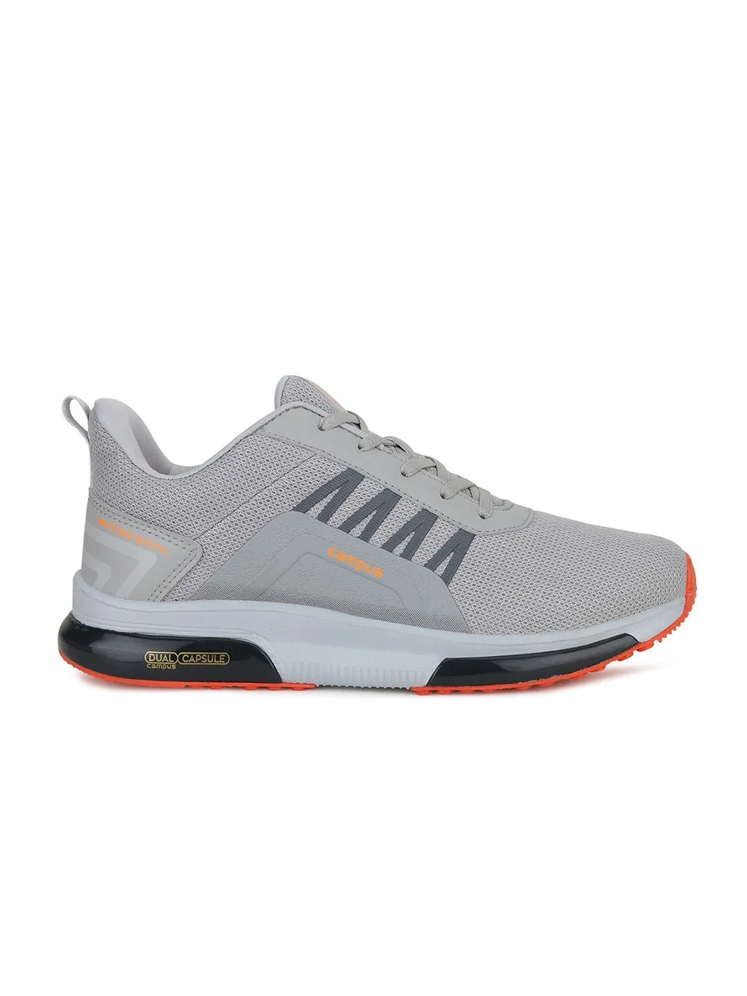 Campus Men Grey Mesh Running Shoes