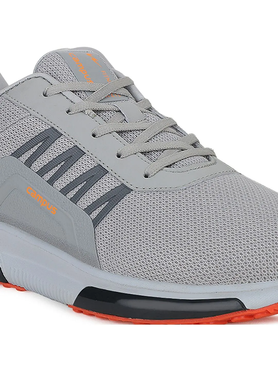 Campus Men Grey Mesh Running Shoes