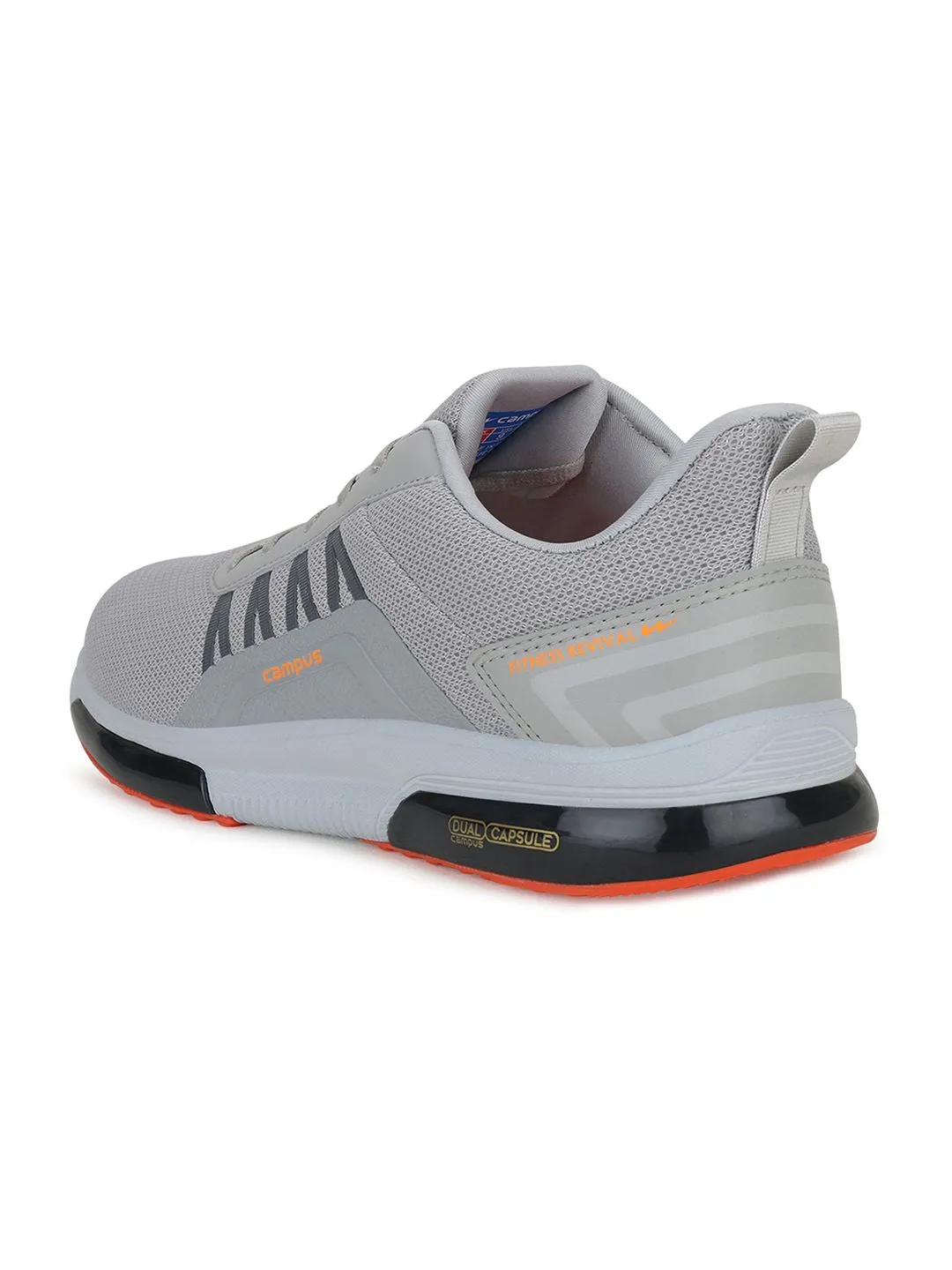 Campus Men Grey Mesh Running Shoes