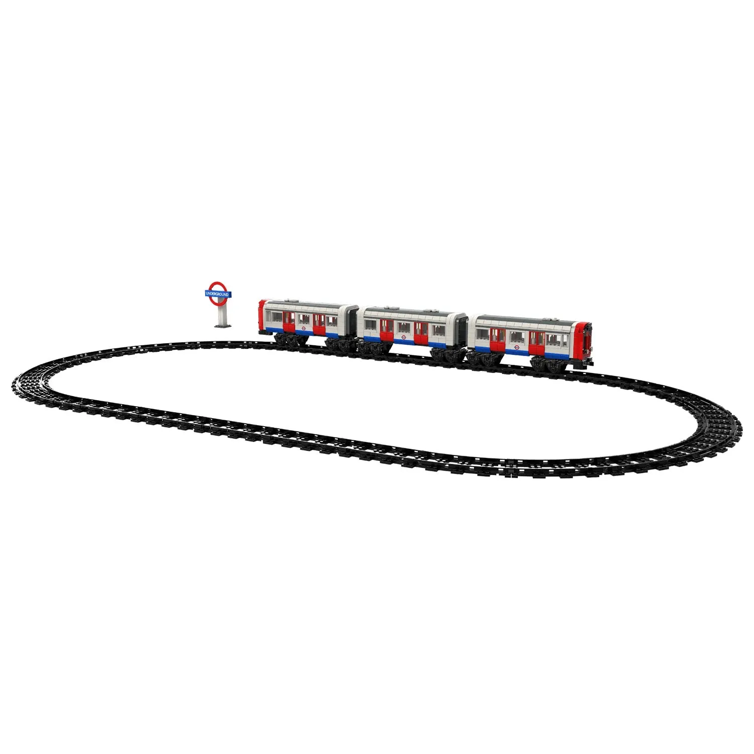 CityBrix London Underground Train Brick Set