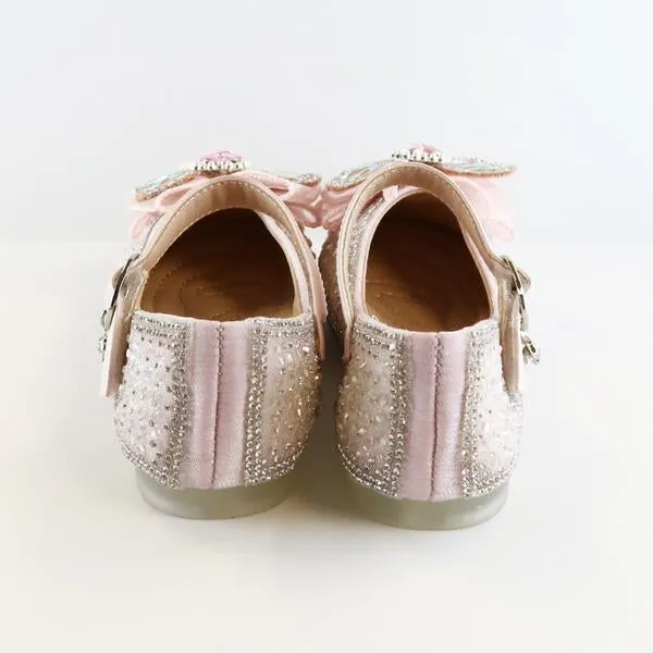 Crystal Stone Jewel Flat Shoes