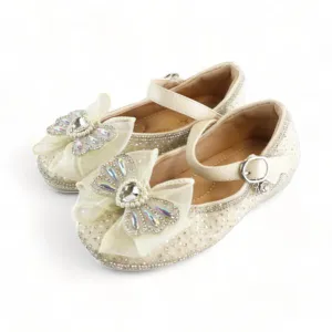 Crystal Stone Jewel Flat Shoes