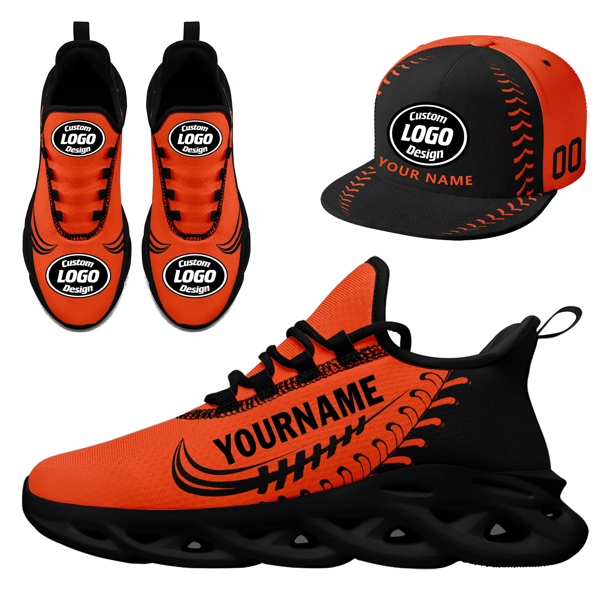 Custom MaxSoul Shoes and Hat Combo Personalized JH-bd0b00ea-b0