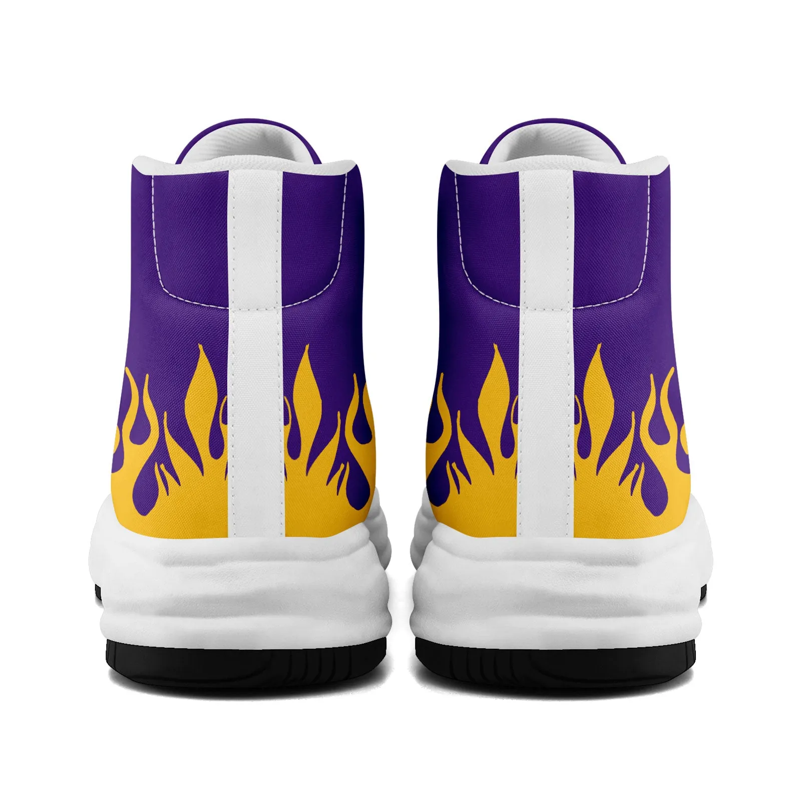 Custom Purple Yellow Minnesota Firesoul Shoes Personalized Sneaker FN039-D020272-17