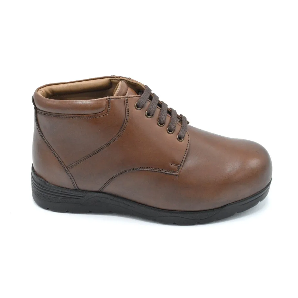 DB Douglas - Extra Wide Ankle Boot - 6V (6E-8E) Fitting - Brown