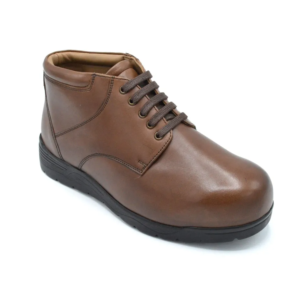 DB Douglas - Extra Wide Ankle Boot - 6V (6E-8E) Fitting - Brown