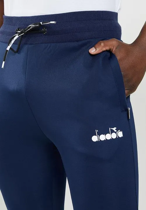 Diadora Slim Track Pants Navy & Red